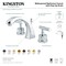 Kingston Brass KS4980CML Manhattan 8" Widespread Bathroom Faucet, Matte Black KS4980CML - alternate 4